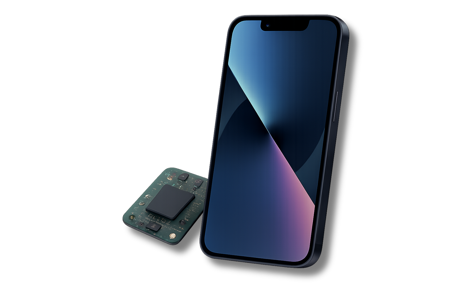 iPhone met microchip